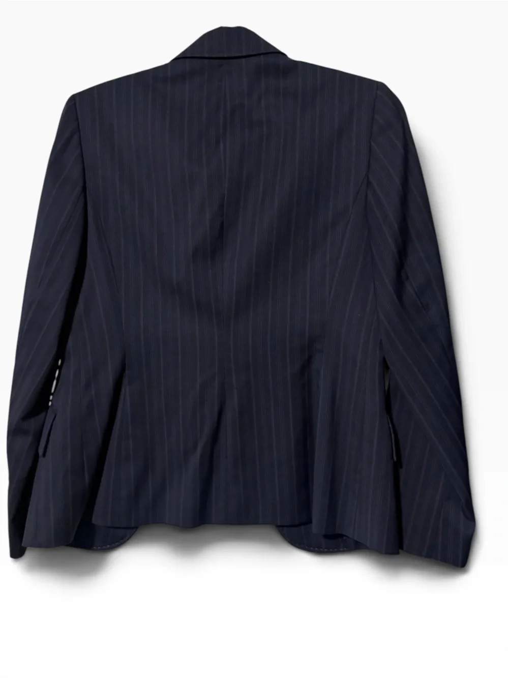 Brooks Brothers Women’s Navy Pinstripe Wool Pantsuit Blazer & Trousers Size 4